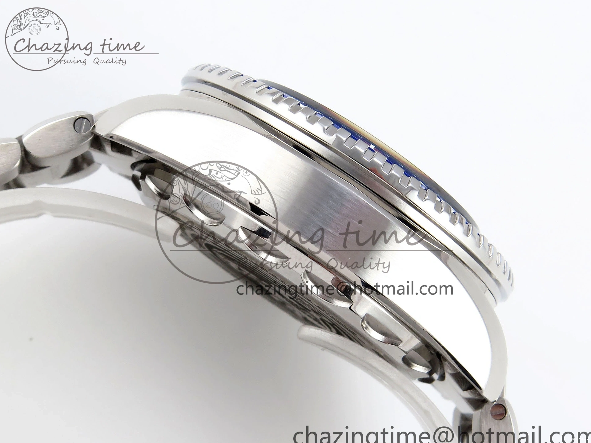 0305 Efficient SEAMASTER PLANET OCEAN 6000M ULTRA DEEP 45.5MM SS TF 1:1 BEST EDITION WHITE DIAL BLUE BEZEL ON SS BRACELET A 7759